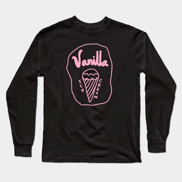 VANILLA ICE CREAM Long Sleeve T-Shirt by zzzozzo